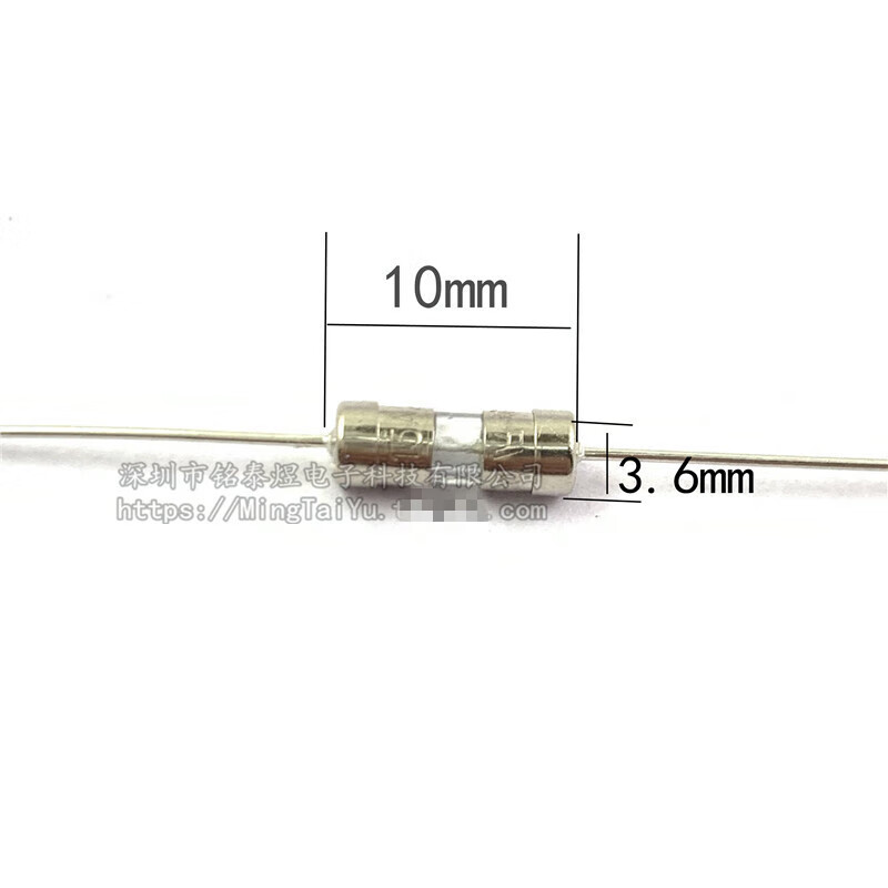 3.6*10mm with pin fuse/tube T/F 0.5/1/2/3/5/10/15A250V slow/fast break lead T6.3AL250V slow break (10 pieces)