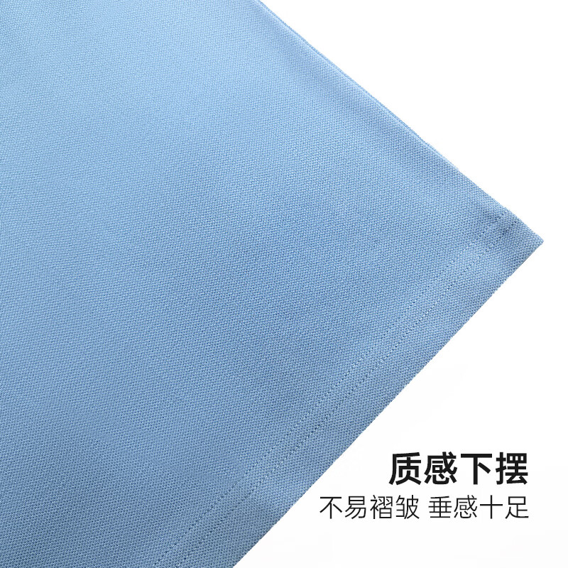 Three-gun lapel short-sleeved T-shirt men's new silk soft cotton collared bottoming slim top men's shirt Navy L