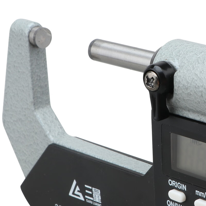 Three-quantity high-precision 0.001 digital display outer diameter micrometer 0-25mm electronic spiral micrometer instrument caliper JDE02 precision type 25-50mm