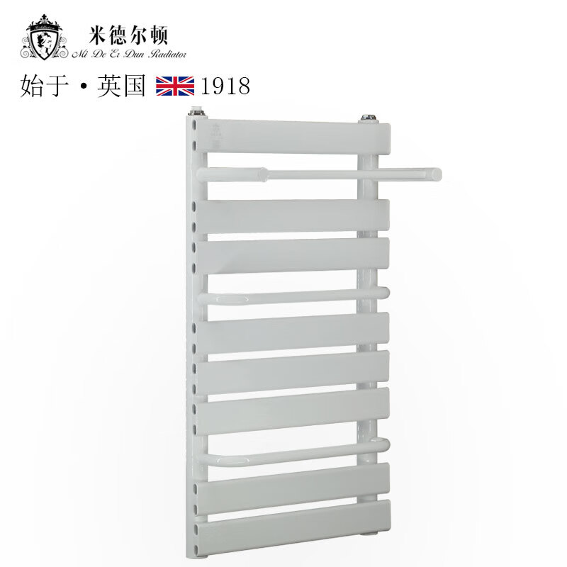 Middleton copper-aluminum composite radiator wall-mounted fin radiator bathroom plumbing rack radiator copper-aluminum back basket height 600*400 center distance