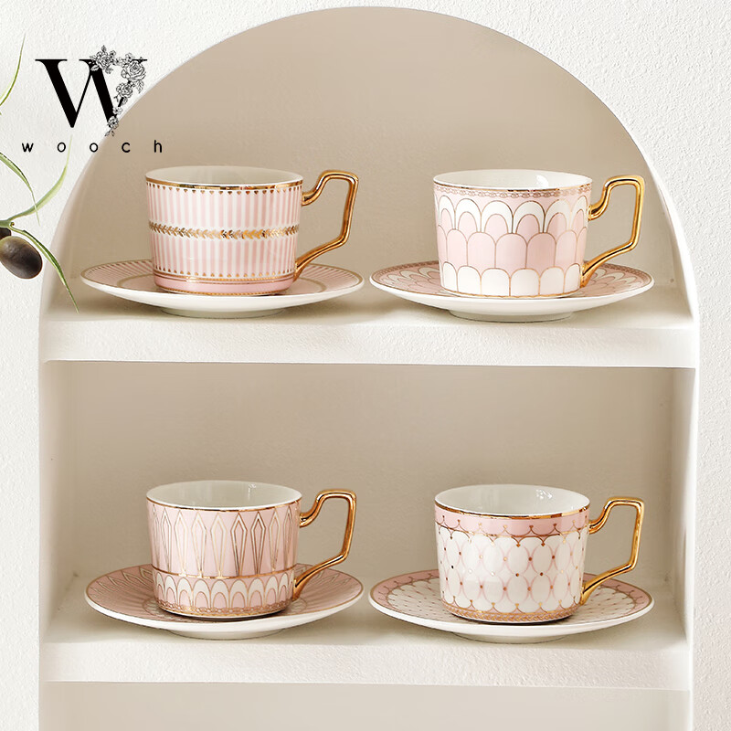 WOOCH light luxury ceramic coffee cup and saucer gift box set high-value gift box cup couple souvenir wedding birthday housewarming