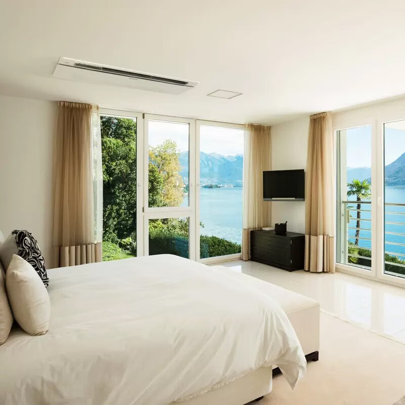 Samsung (SAMSUNG) central air conditioner household 1 hp 1.5 hp one-to-one inverter living room air conditioner ultra-thin panel embedded air conditioner ceiling unit package installation AC035MN1DEH 1.5 hp three-level energy efficiency (Mufeng panel) standard remote control