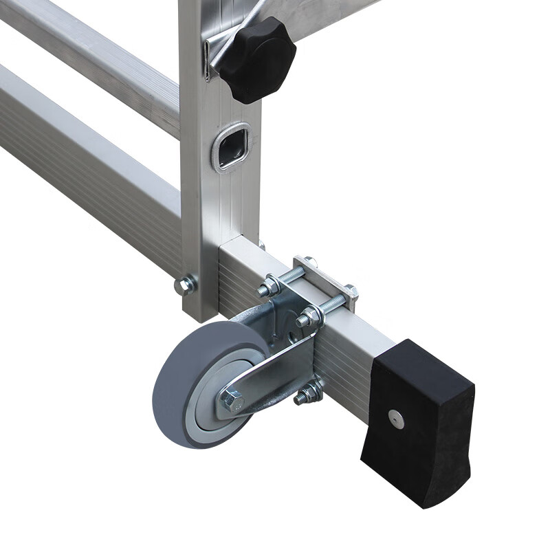 Ruiju folding aluminum alloy quick-installation scaffolding mobile portable engineering decoration ladder platform lifting stretch scaffolding custom D2.0M