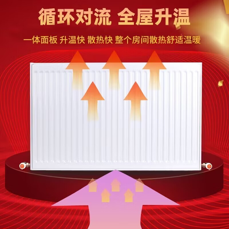 Steel panel radiator, household water heating radiator, wall-mounted radiator, gas wall-mounted boiler, heating furnace special 900mm total height 22 type 2.4 meters long