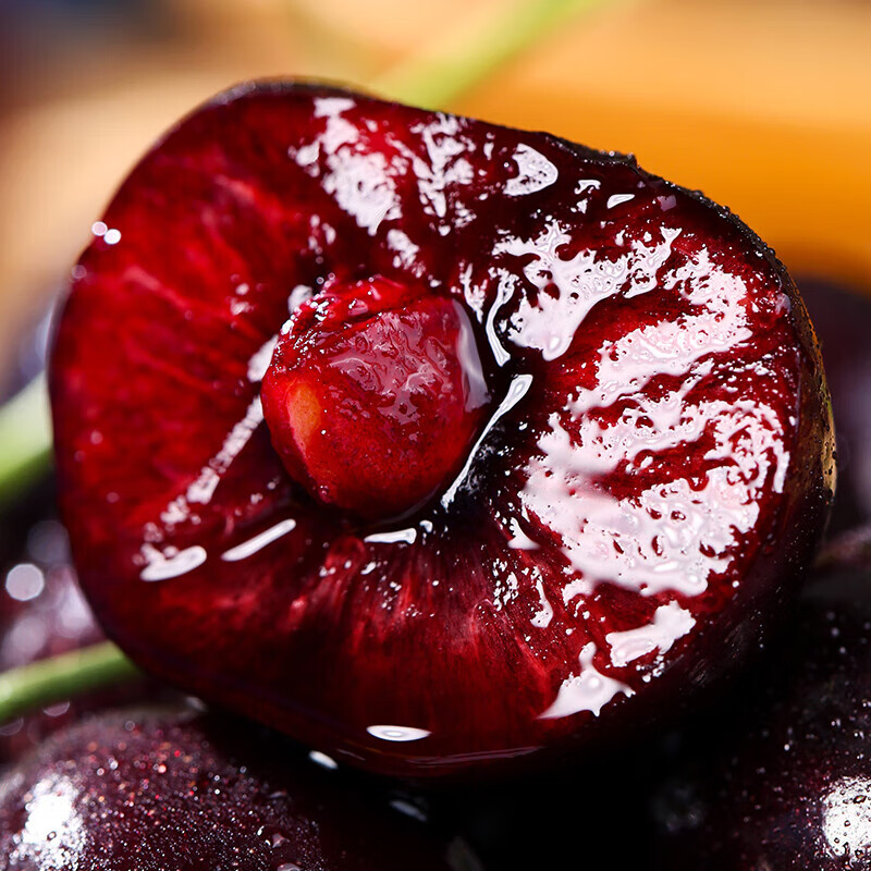 Chilean imported cherries JD/SF - next-day delivery to many places Fresh large cherry fruit gift box 5 catties (net weight) Gift box 4J level Super Big Mac Single fruit 32-34mm