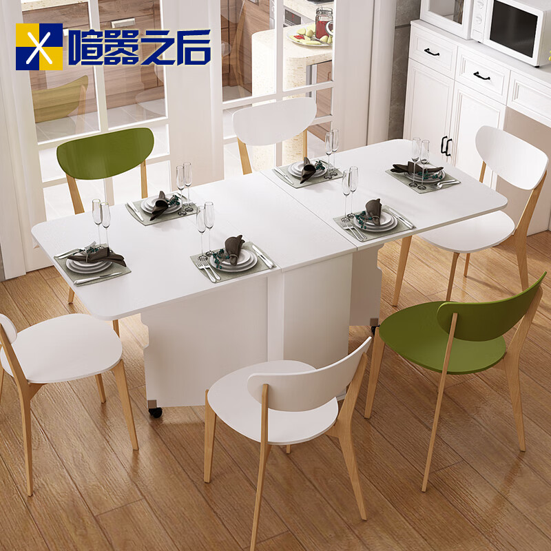 After the Hustle Multifunctional Sideboard Microwave Nordic Restaurant Dining Room Cabinet Folding Dining Room Cabinet Integrated Customized Combination Model A 2090*420*2075 6 Doors or More