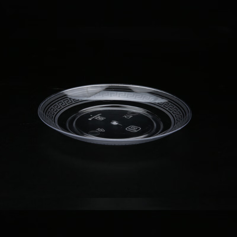 Zi Jiafu JD Sufa disposable tableware thickened bowls and chopsticks set plate chopsticks banquet household tableware four-piece set crystal dishes 200 pieces