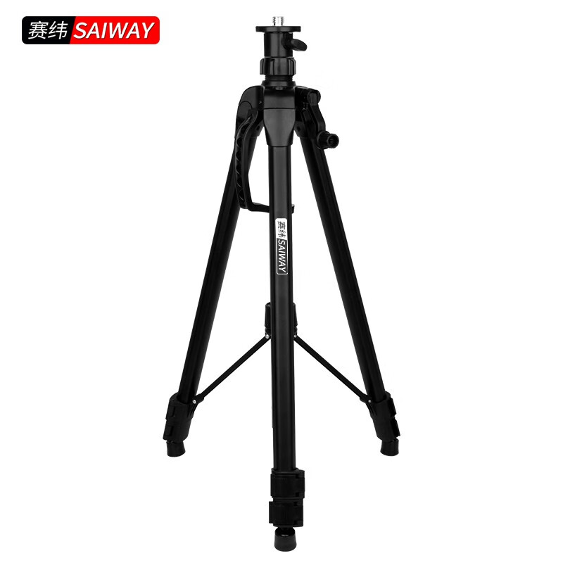 Saiwei Laser Level Bracket Marker Tripod Thickened Aluminum Alloy Retractable Universal 5\/8 Interface Thickened Space Aluminum Bracket 1.6 Meters