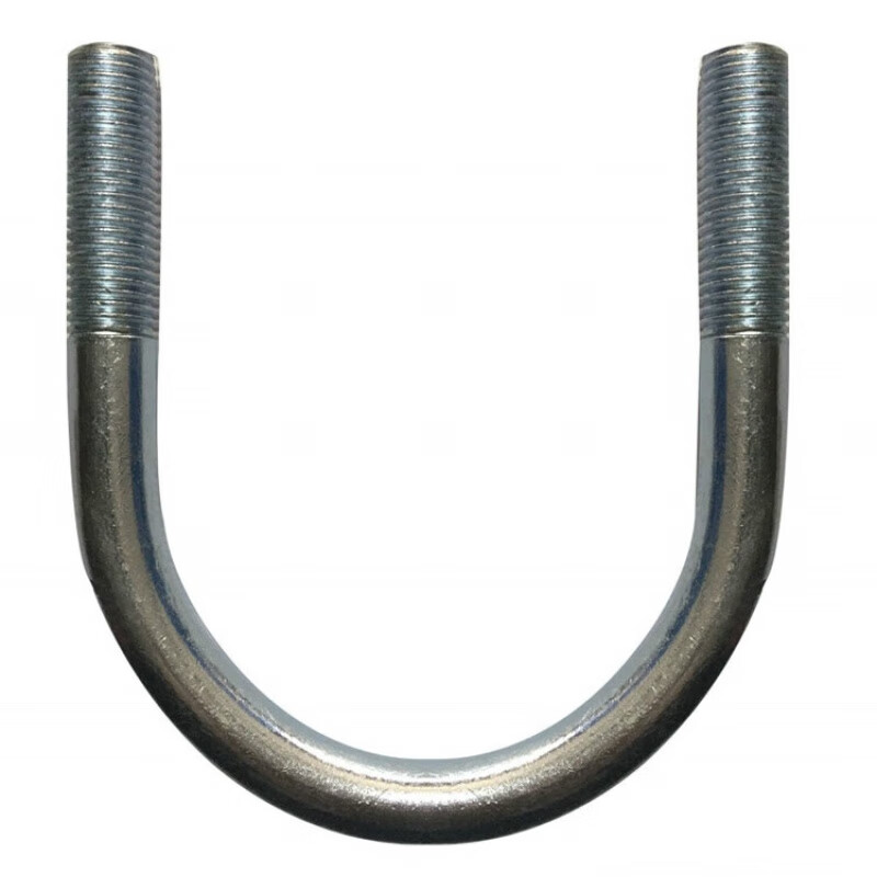 Zhongmi M20 thickened M24 heavy-duty galvanized U-bolt U-shaped screw U-shaped buckle U-shaped pipe clamp fixed pipe clamp m20*168*230mm