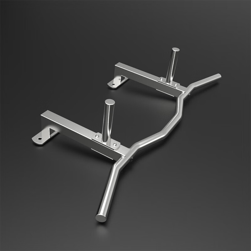 EASTSCOPE crossbeam aisle side door cover pull-up single lever swing fitness single and parallel bar wall home K132B-3 (curved rod/silver stainless steel)