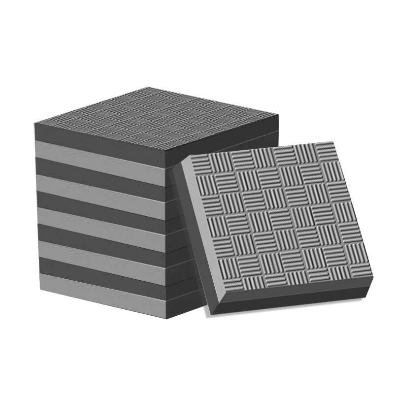 Seagreen treadmill shock-absorbing pad, soundproof floor mat, household thickened cushioning shock-proof pad, elliptical machine, exercise bike fitness floor mat, 6 pieces, random color, 13*13cm, thick 4.0CM