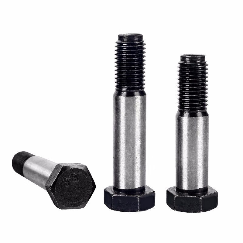 Jishuo 8.8 grade reamed hole GB27 external hex plug screw reaming bolt M8/10/12/14/16/20 M20*100
