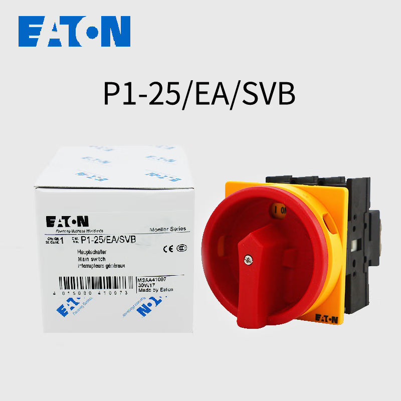 Customized Eaton Muller load isolation switch P1-25 P1-32 T0-2-1 P3-63-100/EA/S P1-25/EA/SVB 25A