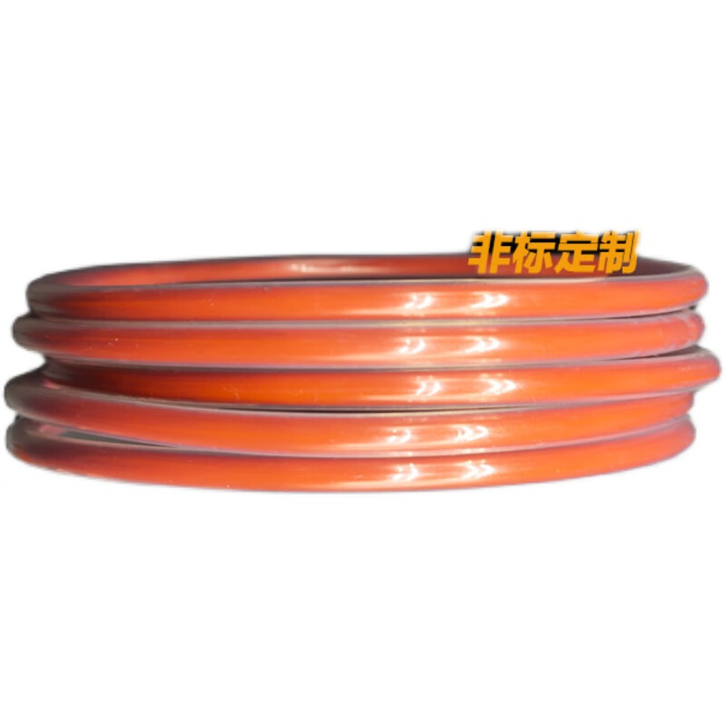 FEP PTFE coated O-ring FEP high temperature resistant, wear-resistant and corrosion-resistant O-ring silicone rubber fluorine rubber coated apron wire diameter 6 mm nitrile coated O-ring