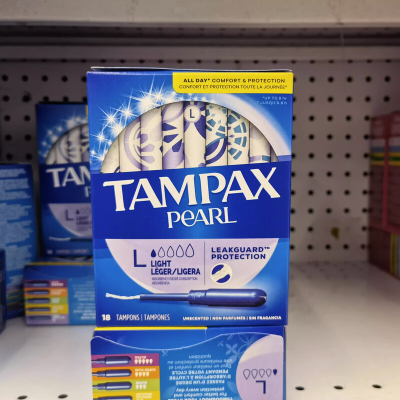 Tampax Canadian purchasing agent Tampax Danbis plastic catheter tampons 96 pieces regular/large 1 flow hygiene L size small 1 flow 18 pieces