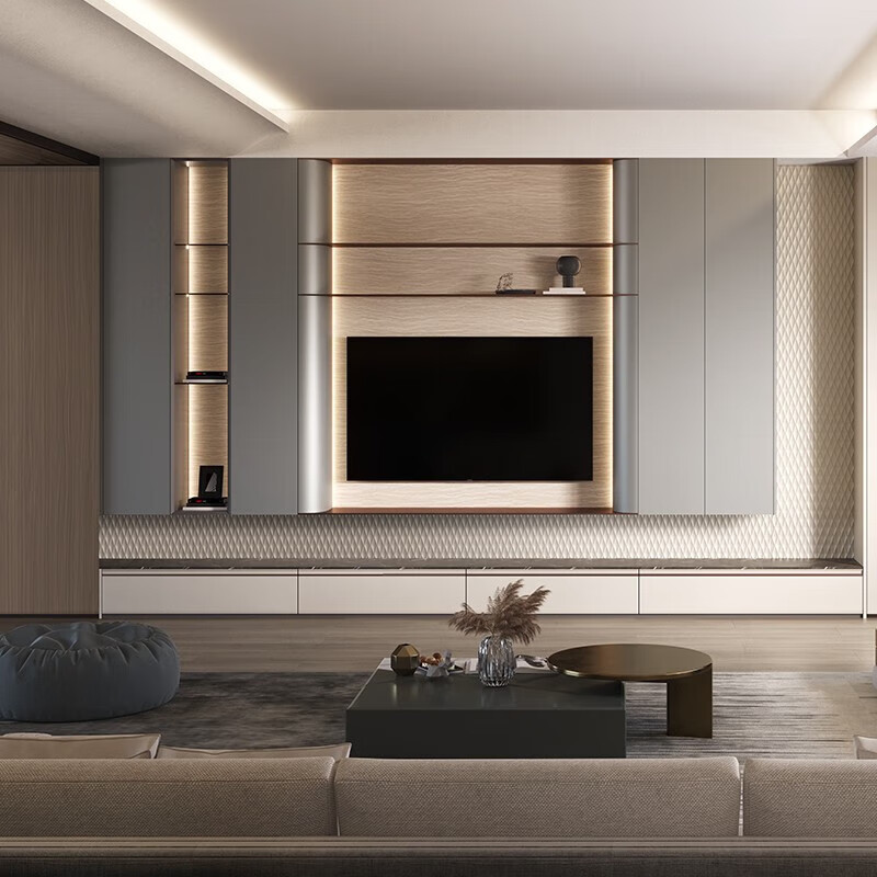 Oppein Wardrobe Customization Modern Light Luxury Style Bedroom Cloakroom Wardrobe Whole House Furniture Customization Chenhai Prepayment