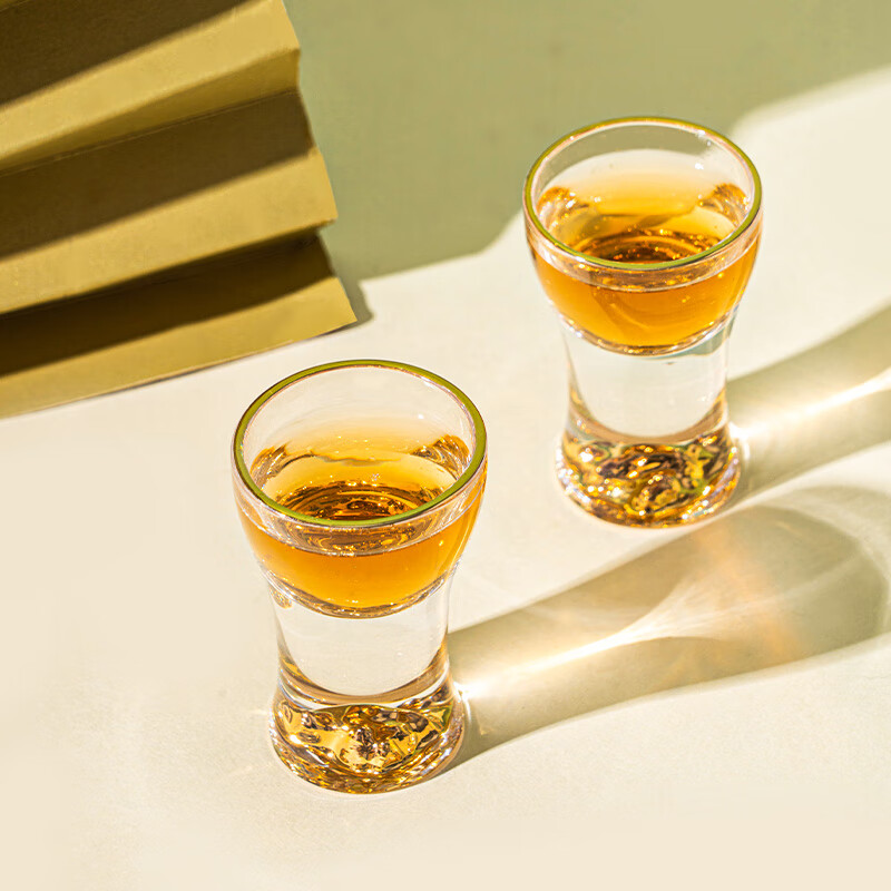 Palace Museum Culture Qianli Jiangshan Wine Set Colorful Crystal Glass Liquor Cup Wine Divider Palace Museum Cultural and Creative Gifts Gift Box (1 Pot 2 Cups)