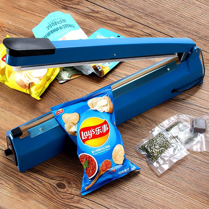 Baijie sealing machine high-end hand-pressed plastic film sealing machine plastic bag tea bag native product bag packaging machine 400 sealing machine 2mm + heating wire + high temperature cloth