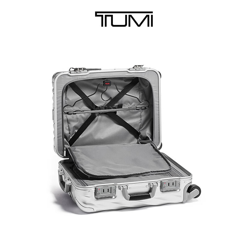 TUMI/Tuming 19DegreeAluminum aluminum alloy suitcase boarding case New Year's Valentine's Day gift silver-21 inches-can be boarded