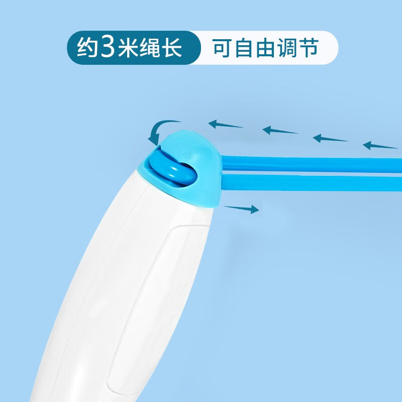 Duweck mechanical counting skipping rope adult fitness men's and women's sports equipment professional figure competition rope blue