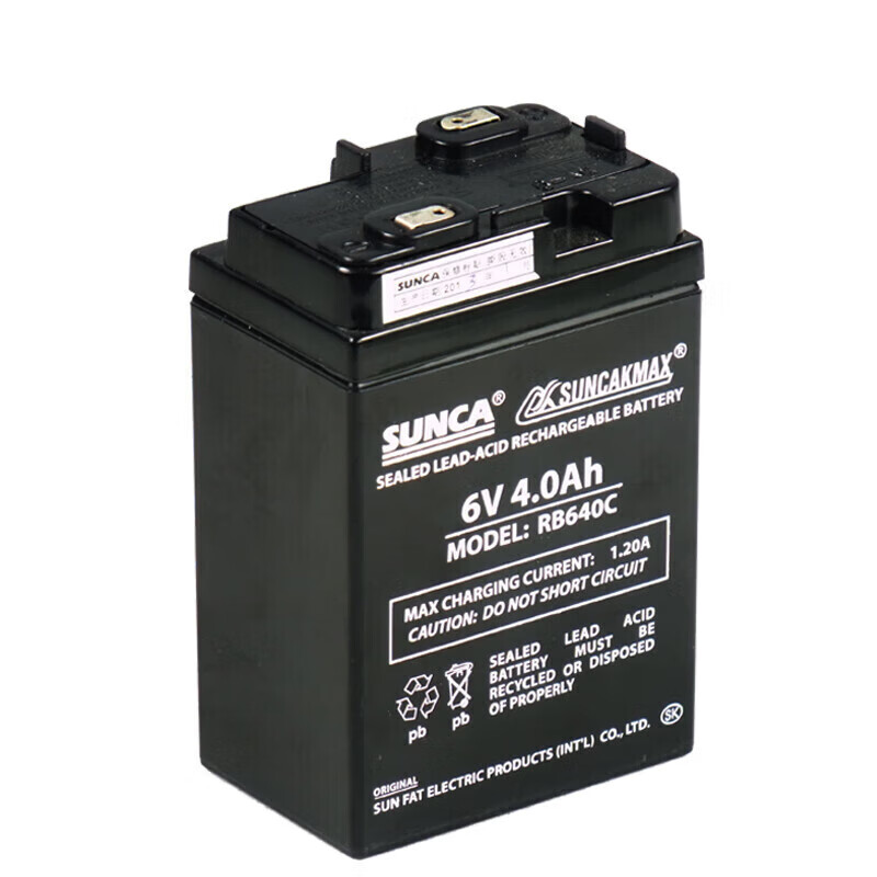 SUNCA Xinjia 645C replaces RB640C emergency light rechargeable battery 6V4AH battery 6V battery 645 replaces 640 replaces 640
