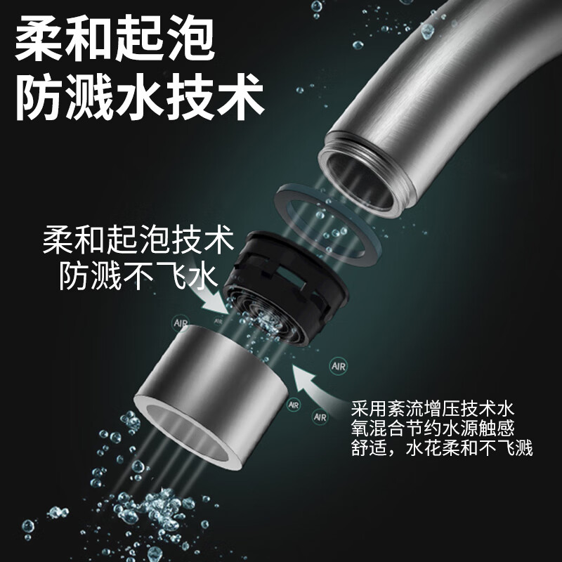 KEGOO in-wall kitchen faucet rotatable single-cool bathroom balcony laundry pool sink faucet K220803