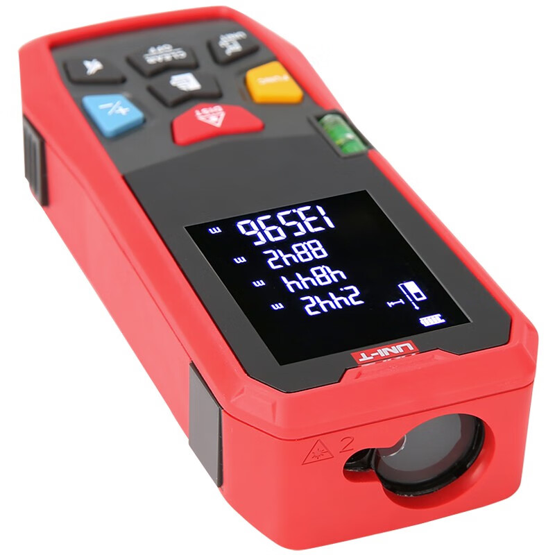 UNI-T rangefinder laser electronic ruler handheld infrared measuring instrument high-precision indoor inspection room measuring instrument LM50 (50 meters/with level bulb/dry battery)