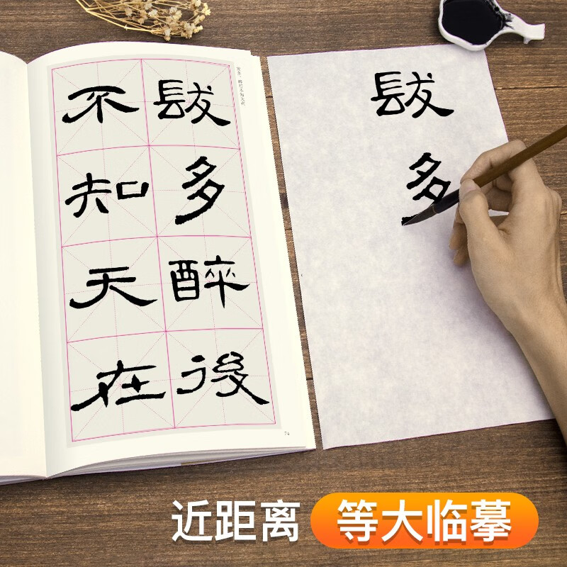 Cao Quan's stele official script collection of ancient poems, Simplified marginalia and official script introductory tutorial, classic stele calligraphy collection, ancient poetry collection, appreciation of adult students' copying tutorial, official script calligraphy practice calligraphy copybook
