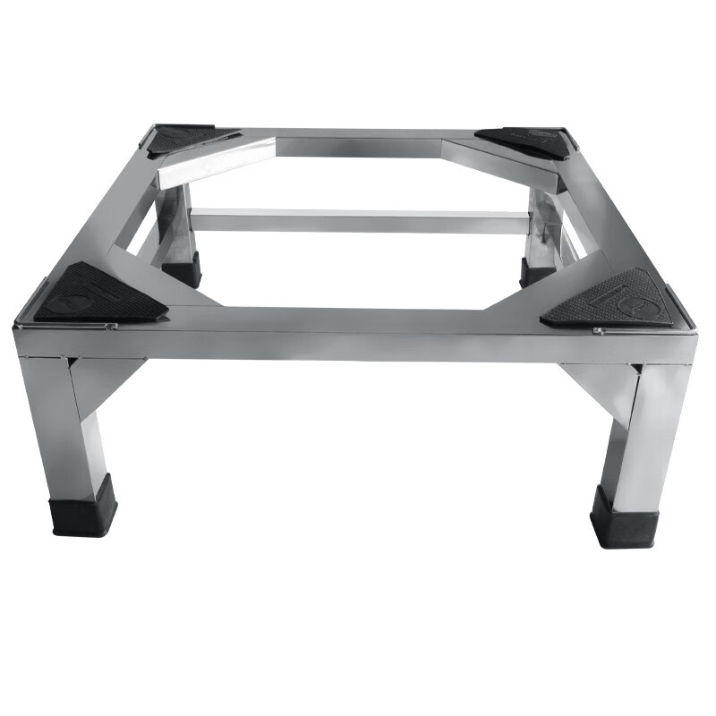 Smonsdle304 stainless steel washing machine base refrigerator bracket dishwasher bracket heightened integrated storage rack can be customized 45*45cm high 20cm