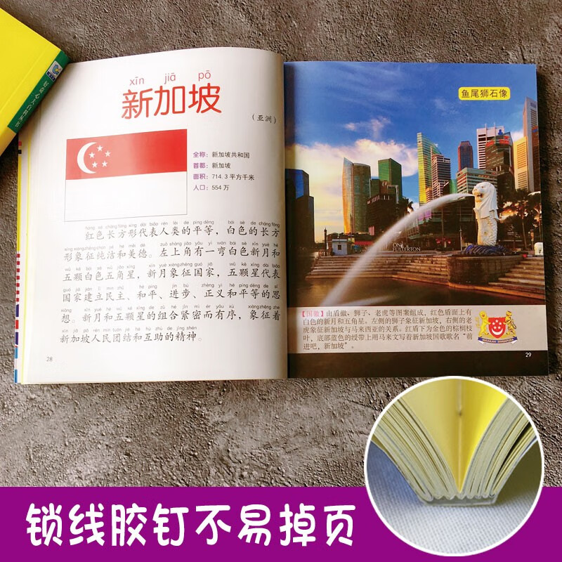 National flag, Curiosity Encyclopedia series, full-color large picture phonetic version, scientific enlightenment cognitive encyclopedia reading material, primary school students' classroom science reading