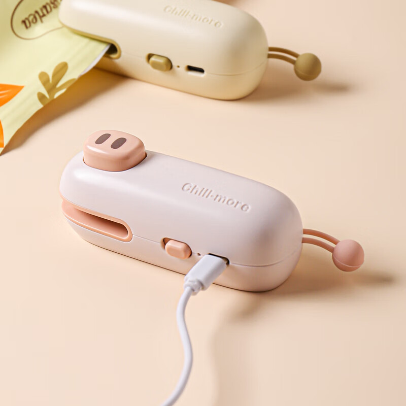 Kawashimaya mini sealing machine small household food plastic bag sealing artifact portable fresh snack sealer long battery life mini sealing machine - Fenfenzhu