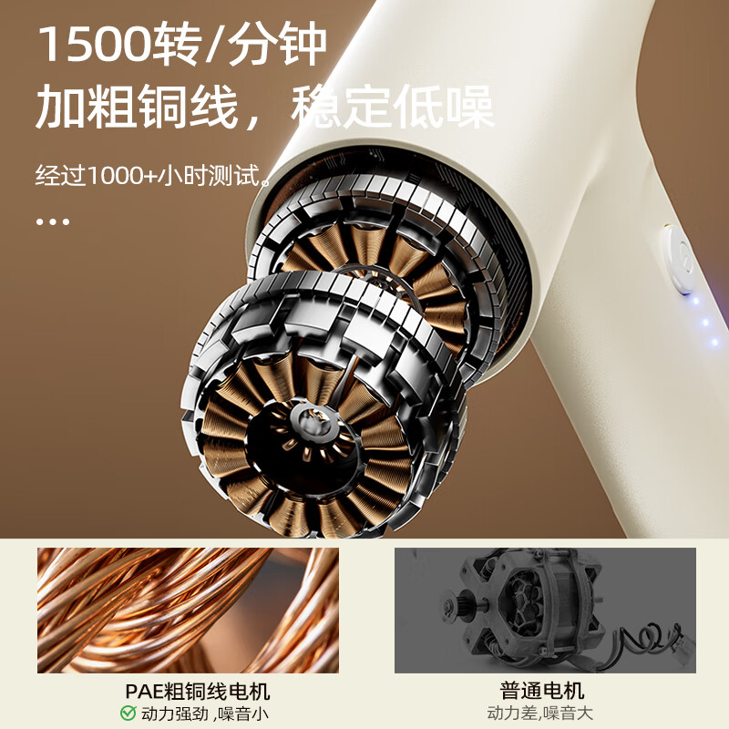 Wing Fantasy German brand rechargeable electric egg beater stainless steel cream whipper mixer household whisk double-head rechargeable model