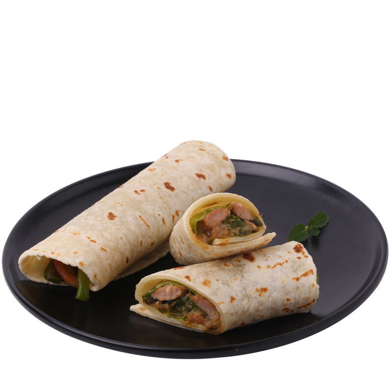 Messin Messin burrito 8 inches pancake old Beijing chicken roll breakfast instant semi-finished pancake spring pancake Messin frozen original flavor 446g*3 bags 36 sheets in total