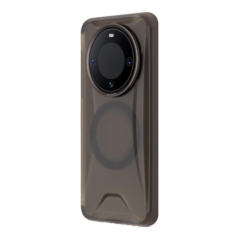 90% new Mr. Blue Ape, suitable for Huawei mate60pro mobile phone case, HUAWEI mate60pro+ protective cover, Xingji magnetic charging protective case-retro brown