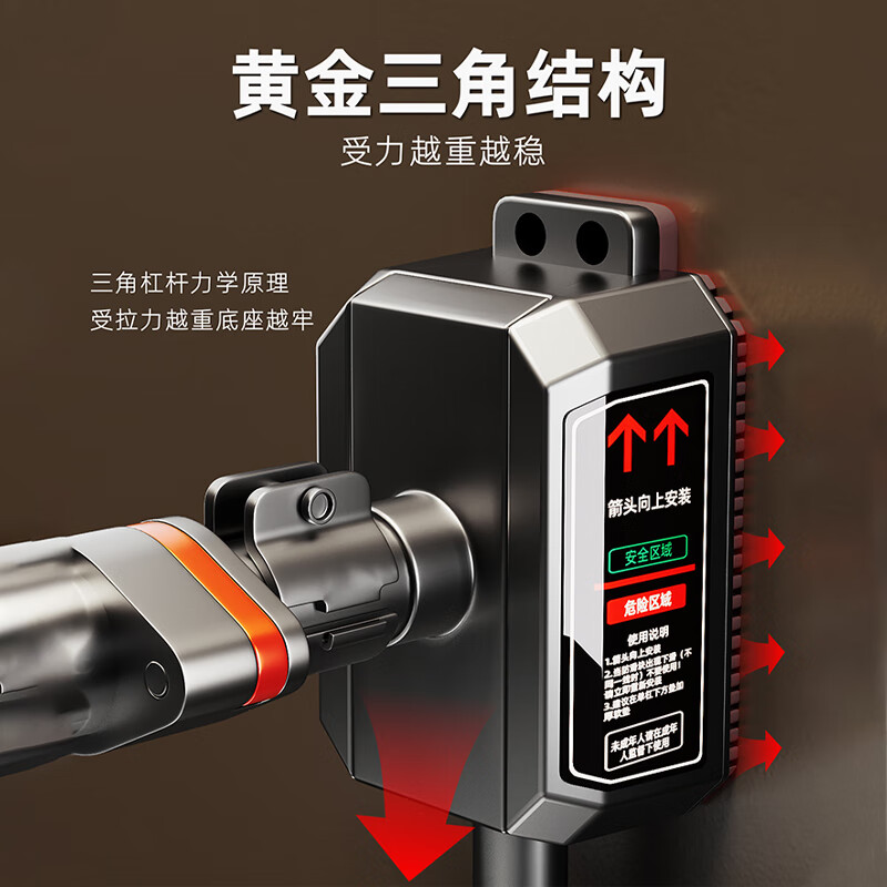 Maifeit horizontal bar pull-up device indoor household punch-free single pole door family door frame boom fitness children 135-180cm wall distance installation tenth generation