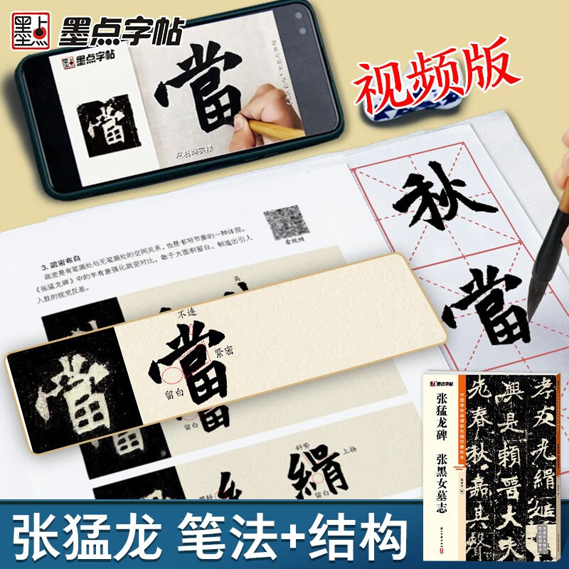 Zhang Menglong Monument Zhang Heinv’s Epitaph/Chinese Stele Inscriptions High-definition Color Printed Analysis Edition