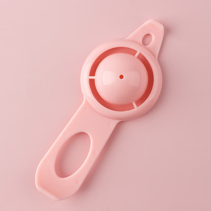 French bakery egg white and yolk separator, egg separator, egg separator, egg filter, household egg liquid protein filtering tool, pink/FB55241