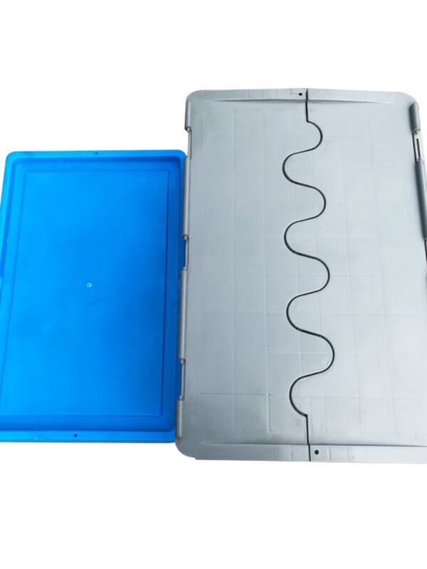 Extra large logistics turnover box filter fish pond rectangular turtle tank fish white turtle box plastic basket plastic frame ordinary gray 4633 boxes 600*400*340 no holes and no handles