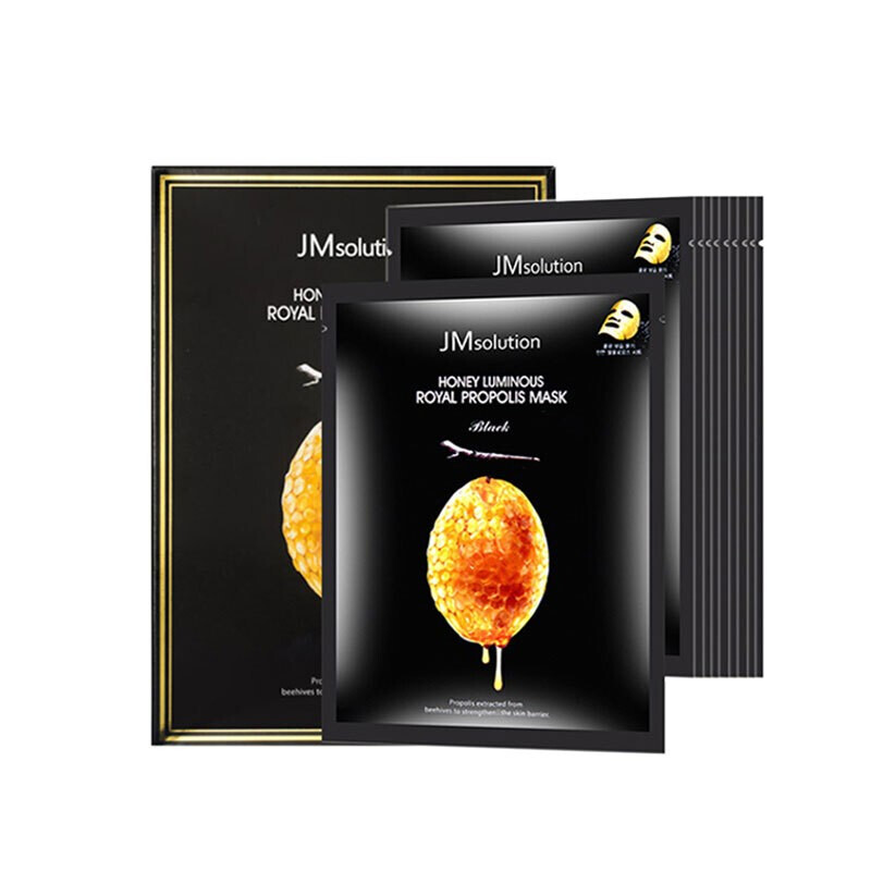 JMsolution Skin Propolis Mask 30ml*10 pieces, moisturizing, nourishing and caring