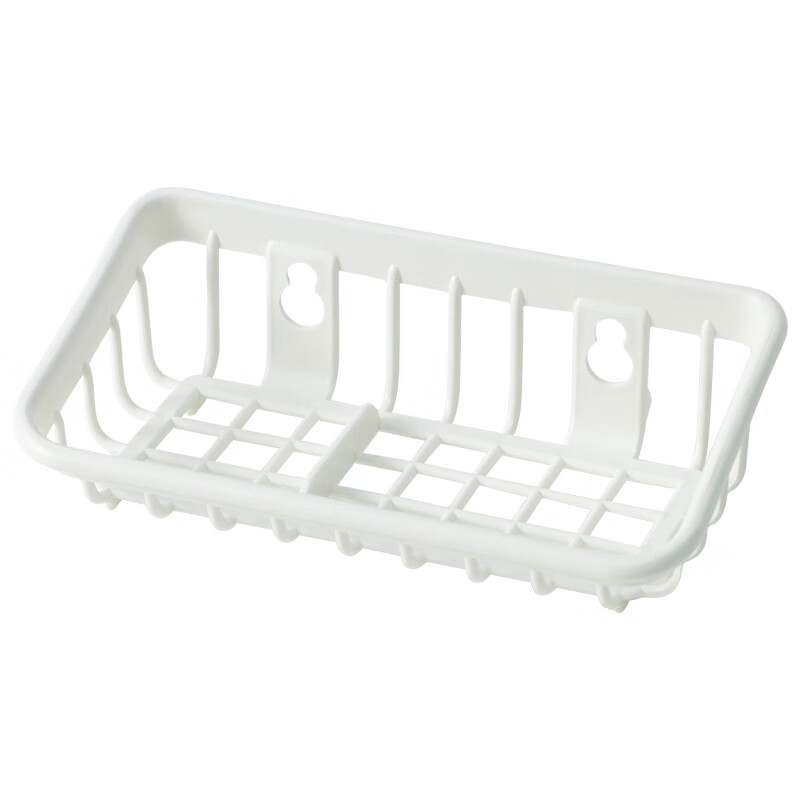 Asvel asvel Japan imported sink drain rack kitchen sponge steel ball storage rack dishwashing and cleaning arrangement rack sink drain rack M type white