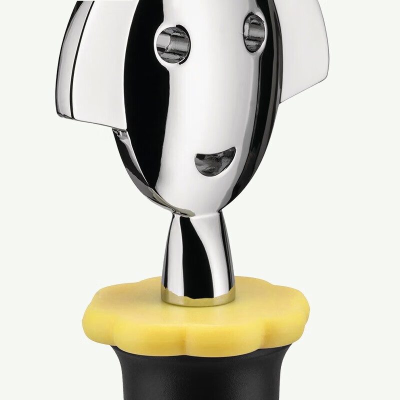 Alessi Italy imported Anna wine bottle stopper sealed dustproof fresh-keeping creative home cute champagne wine stopper black