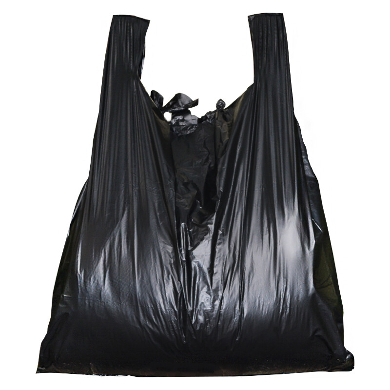 RSRDDY large black plastic bag thickened vest bag clothing packing moving bag 1 45 pieces 75*97 thickened large