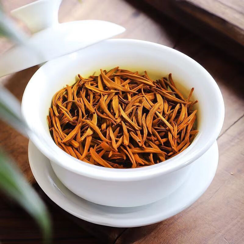 Jiangjie Jin Junmei Black Tea Authentic Tea Origin Alpine Black Tea Honey Fragrance Yellow Bud Jin Junmei Canned 100g