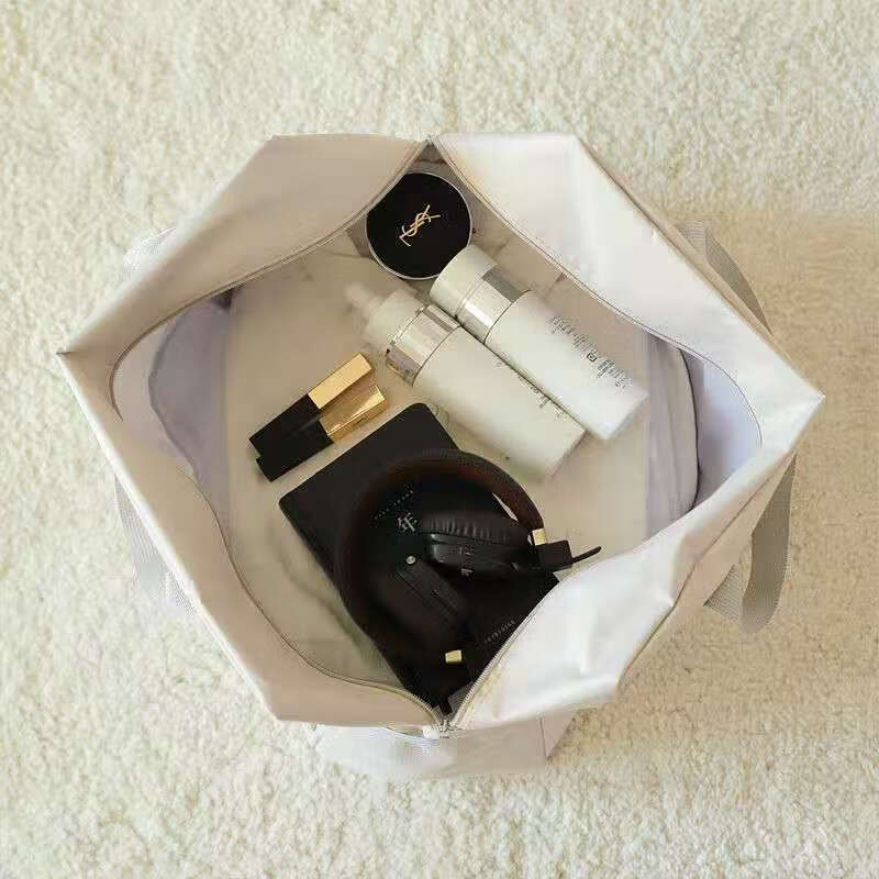 Aiman Travel Bag Unisex Portable Foldable Bag Large Capacity Luggage Bag Thickened Storage Organizer Bag Handbag Third Generation Khaki 44*17*35 Large Size