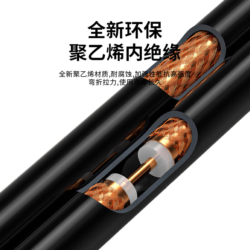 Fengyingzi N male to N female RF connection cable 50-3 coaxial feeder antenna extension cable 0.5 meters FYZ-YB028