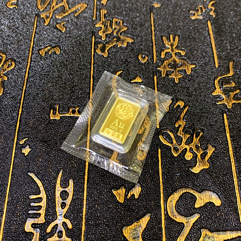 Tianxinyang Pure Gold/Gold AU9999 Fortune Gold Bar 1g