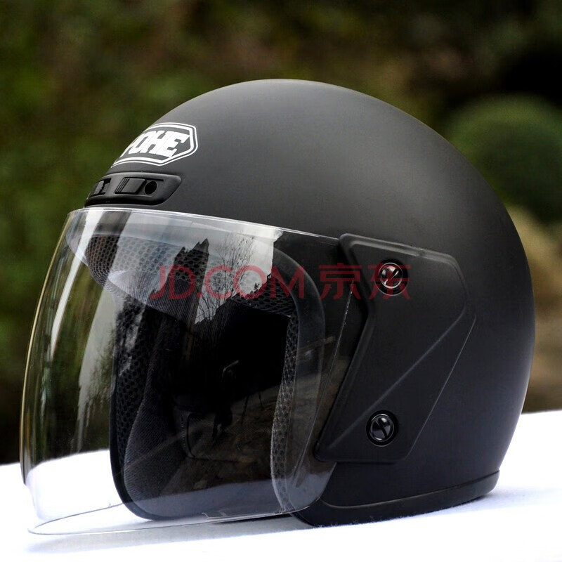 YOHE Eternal 3C Motorcycle Helmet Electric Vehicle Helmet Men's and Women's Four Seasons Helmet Frosted Women's Autumn and Winter Frosted Women's Helmet Matte Black M Recommended 54-55cm Too Small