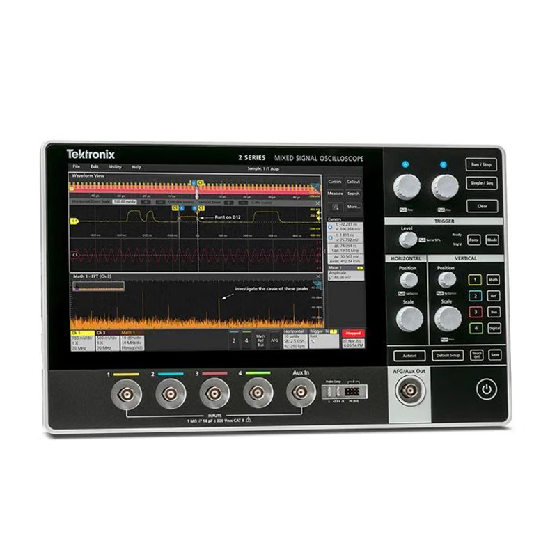 TEKTRONIX Tektronix 2 Series MSO Portable Mixed Signal Oscilloscope MSO22/MSO24 2-BW-500 Handheld