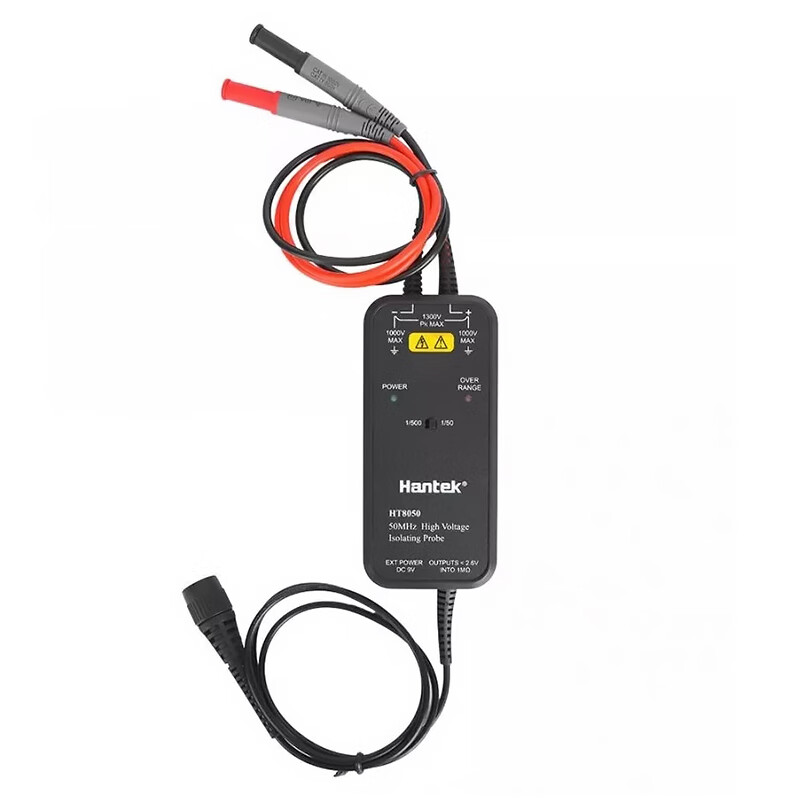 Hantek high voltage probe Hantek HT8100 oscilloscope high voltage differential probe 50/100M oscilloscope isolation probe HT8050 high voltage differential probe (50MHZ)