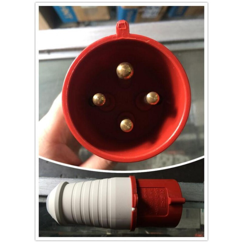 Electrical industrial plug and socket connector 380V 4-core 32A TYP SF-024/124/224 4-core 32A socket SF-124